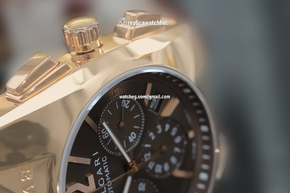 Bulgari Ergon Mens watch Unisex Automatic Rose gold EGP 40 G CH 4