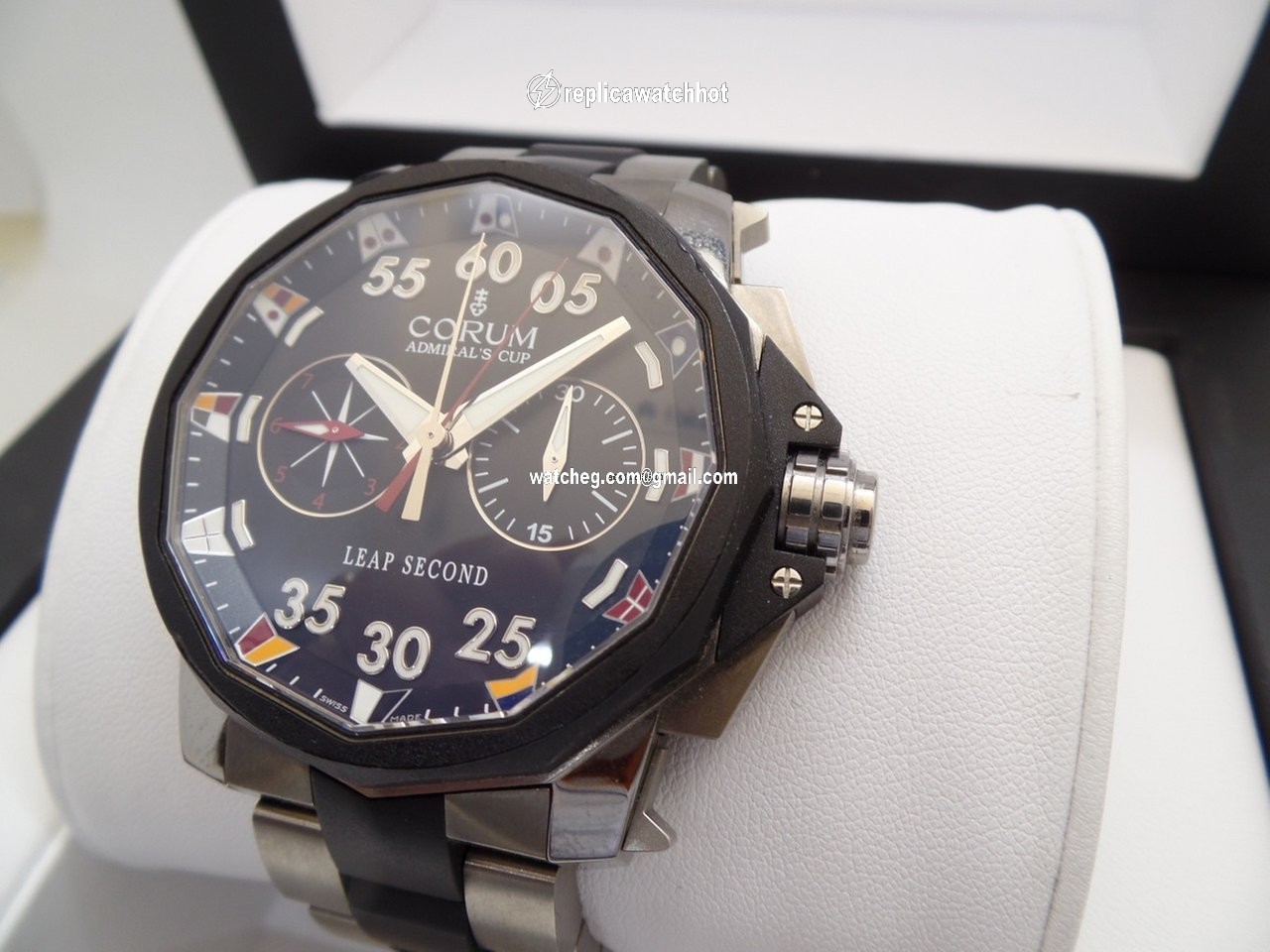 Corum Admirals Cup Leap Second 48 Mens watch Unisex Automatic Titanium 895.931.06 V791 AN92 4