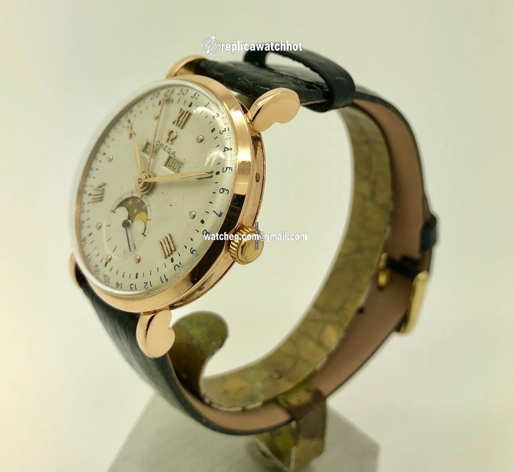 Omega Mens watch Unisex Manual winding Rose gold 2473 4