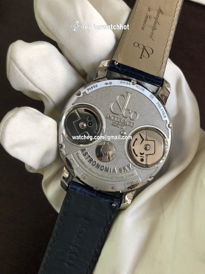 Jacob & Co. Astronomia Mens watch Unisex Manual winding Platinum AT110.60.AA.WD.A 4