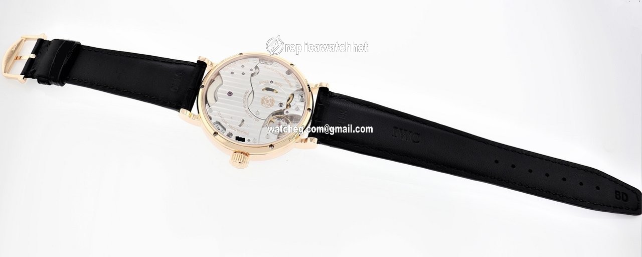 IWC Portofino Hand-Wound Mens watch Unisex Automatic Rose gold IW516203 4
