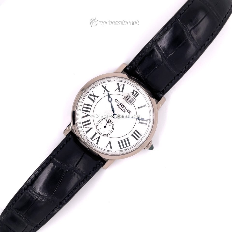 Cartier Rotonde de Cartier Mens watch Unisex Manual winding White gold W1550751 4