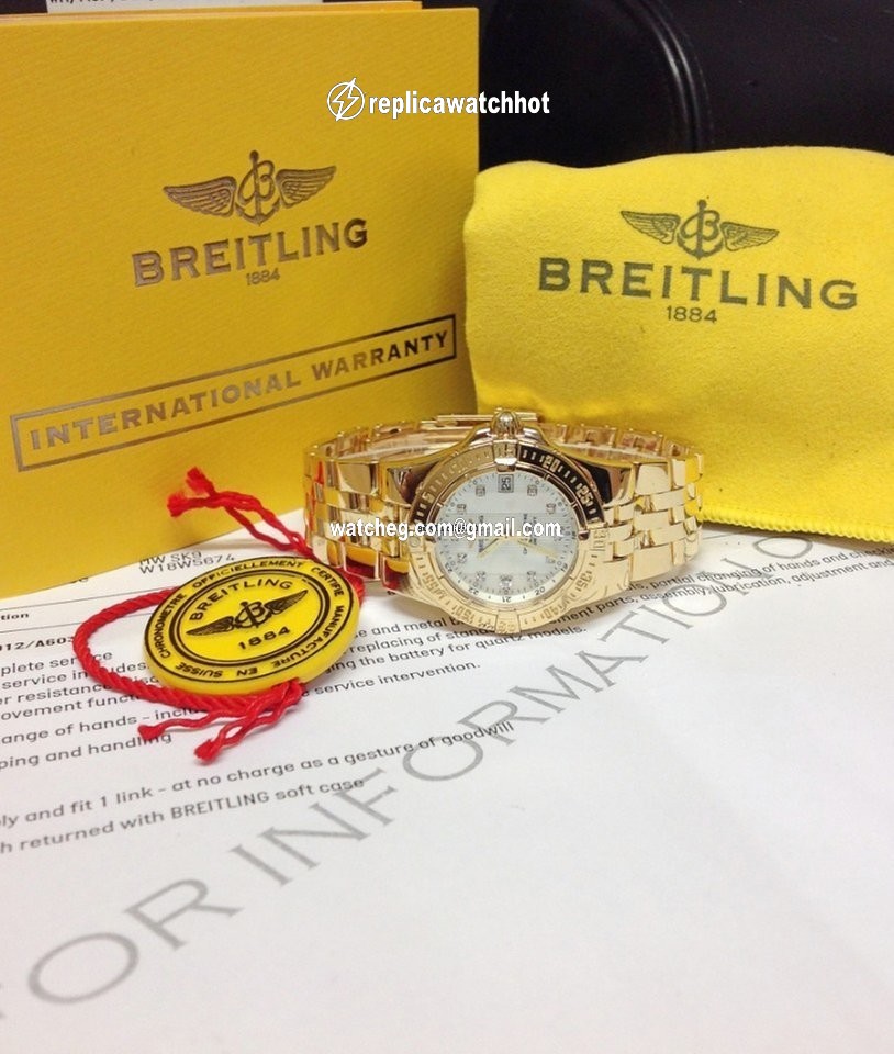 Breitling Starliner Womens watch Quartz Yellow gold K71340 4