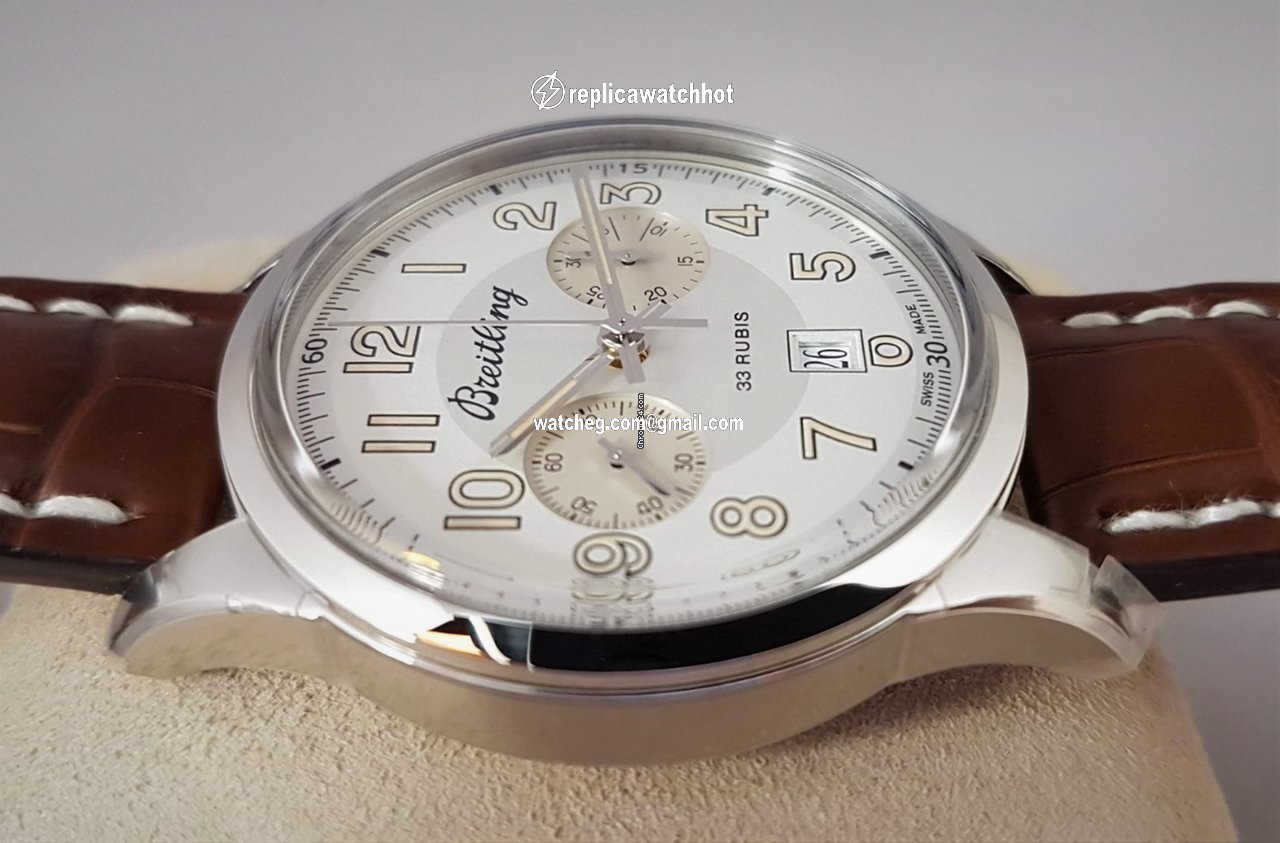 Breitling Transocean Chronograph 1915 Mens watch Unisex Manual winding Steel AB141112 G799 739P 4