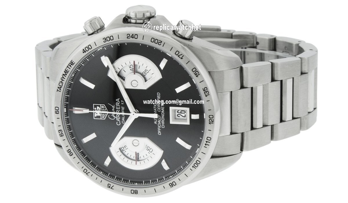 TAG Heuer Grand Carrera Mens watch Unisex Automatic Steel CAV511A.BA0902 4