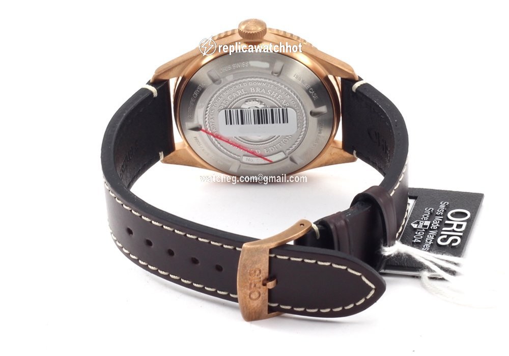 Oris Carl Brashear Mens watch Unisex Automatic Bronze 01 733 7720 3185 4