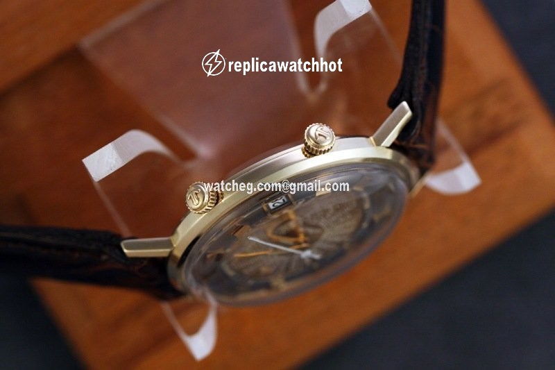 Jaeger-LeCoultre Mens watch Unisex Manual winding Yellow gold K911 World Time Alarm 5