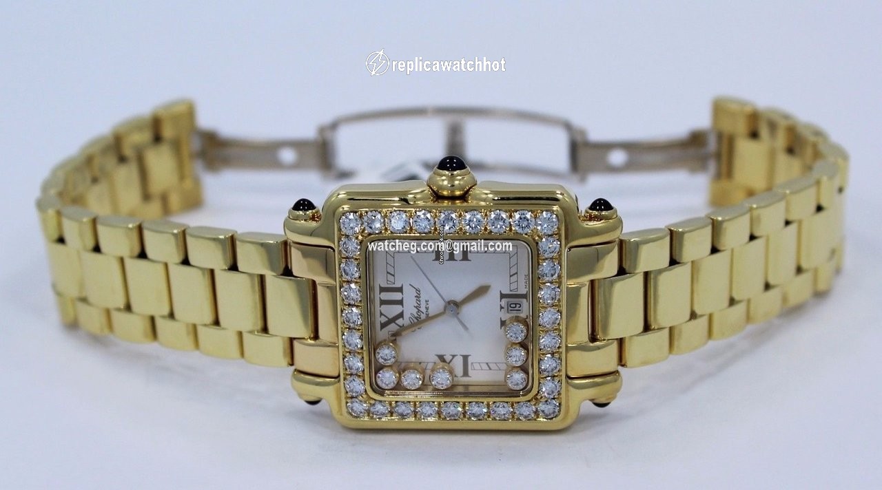 Chopard Happy Sport Womens watch Quartz Yellow gold 27 6770 5