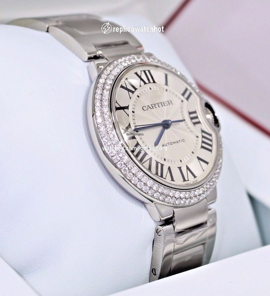 Cartier Ballon Bleu 36mm Mens watch Unisex Automatic Steel W690046 5