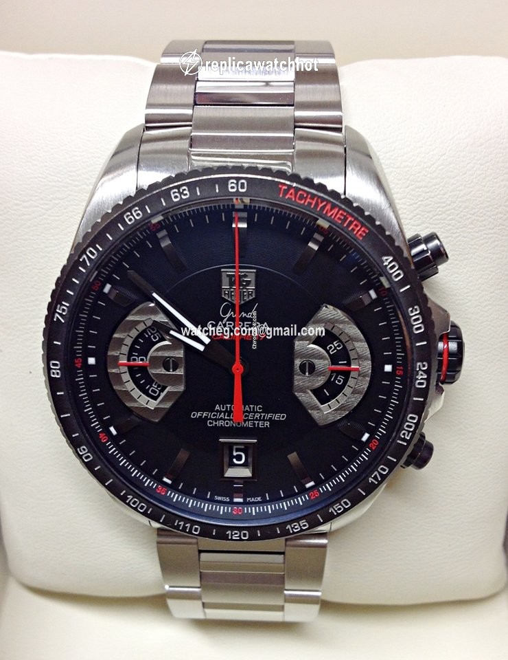 TAG Heuer Grand Carrera Mens watch Unisex Automatic Steel CAV511C 5