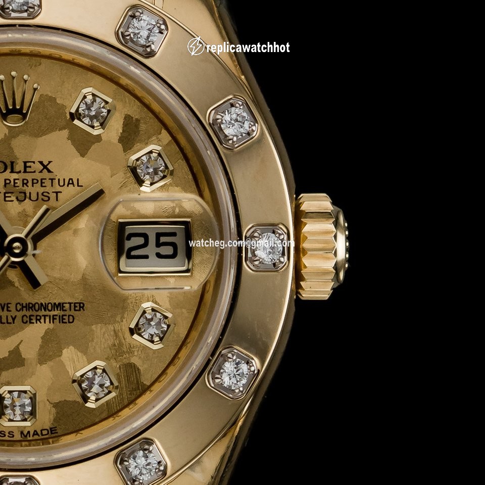 Rolex Lady-Datejust Pearlmaster Womens watch Yellow gold Automatic 80318 5