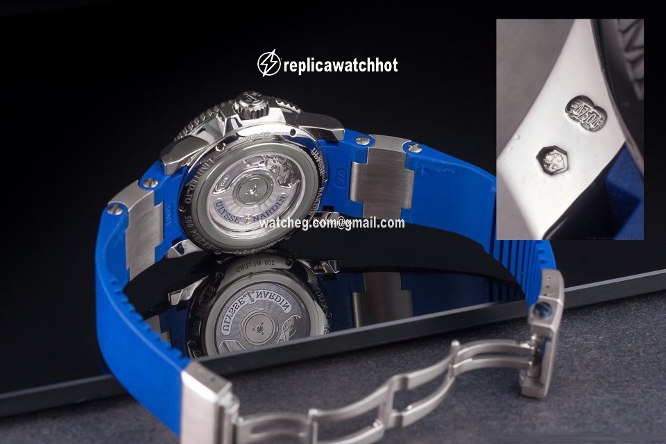 Ulysse Nardin Maxi Marine Diver Mens watch Unisex Automatic White gold 260-32 5