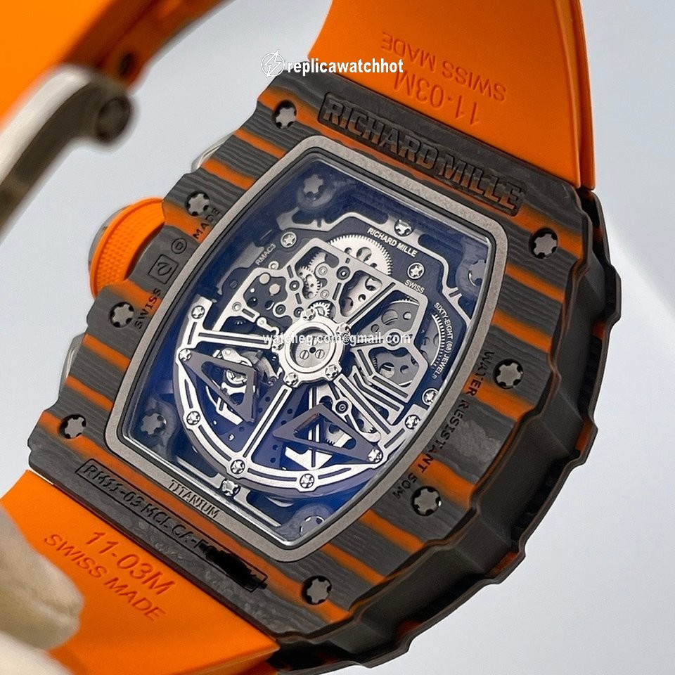 Richard Mille RM 011 Mens watch Unisex Automatic Carbon RM11-03 CA-FQ 5