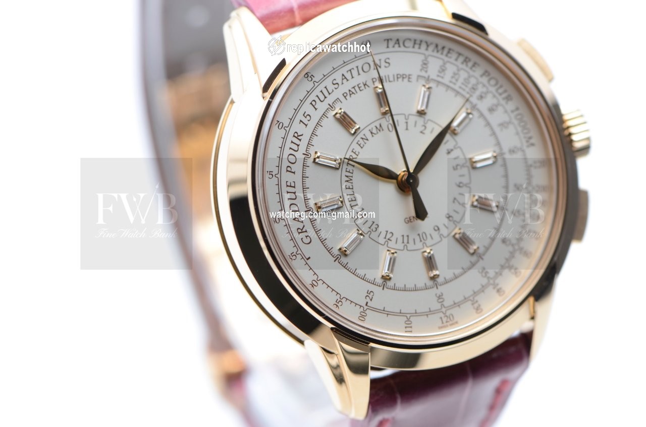 Patek Philippe Chronograph Womens watch Automatic Rose gold 4675R-001 5
