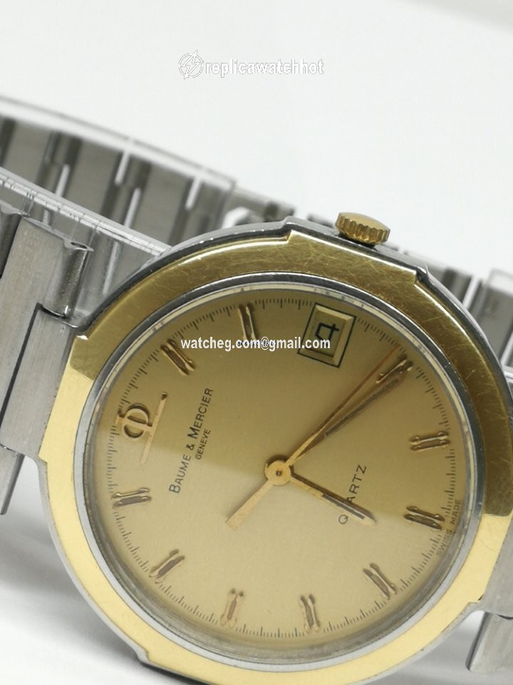 Baume & Mercier Mens watch Unisex Quartz Steel geneve date 5