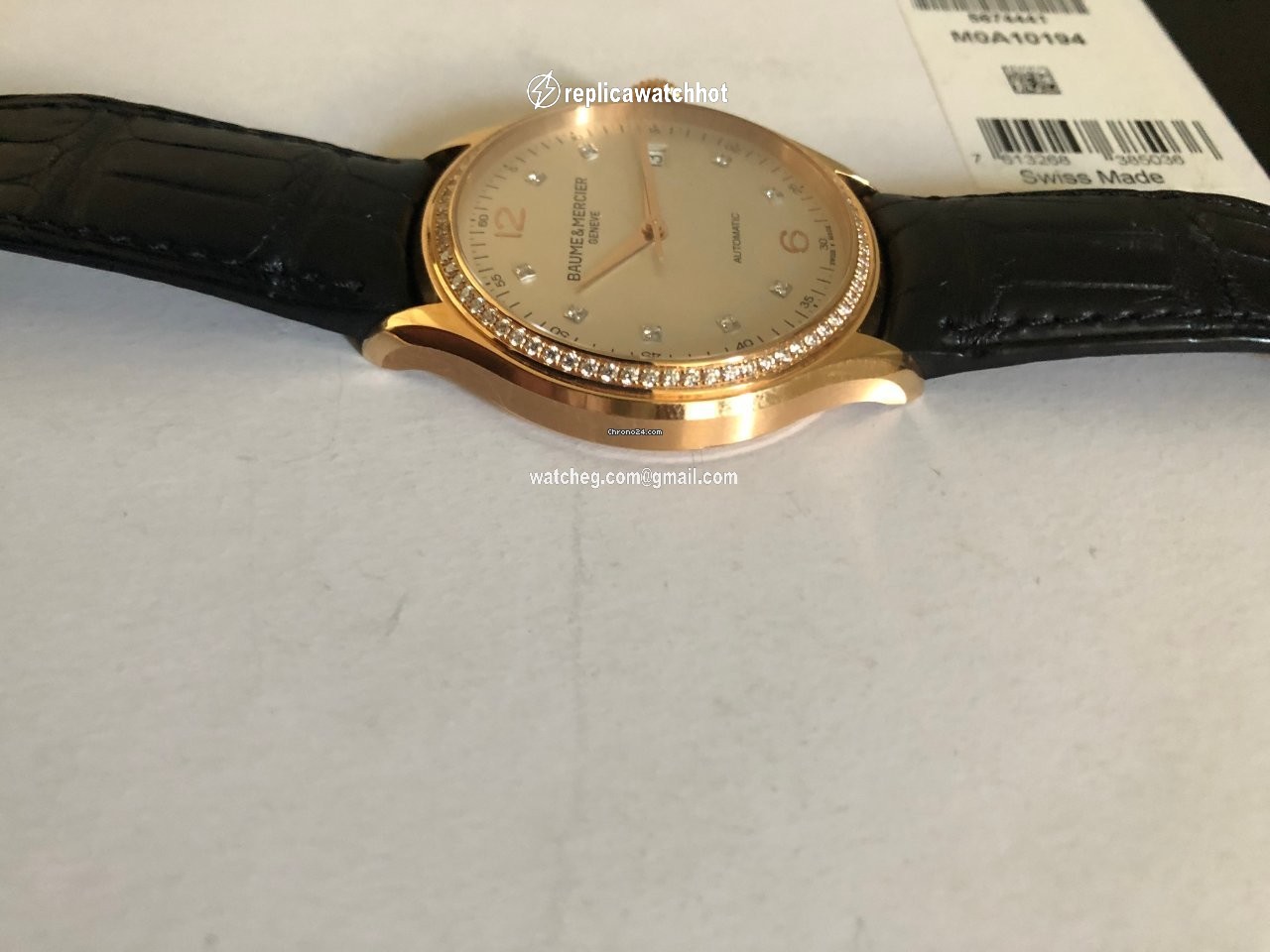 Baume & Mercier Clifton Mens watch Unisex Automatic Rose gold MOA10194 5