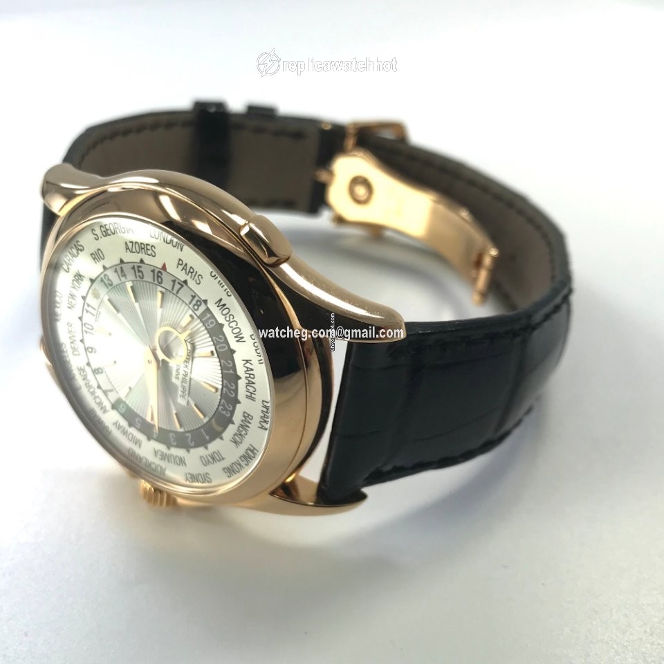 Patek Philippe World Time Mens watch Unisex Automatic Rose gold 5130R-001 5