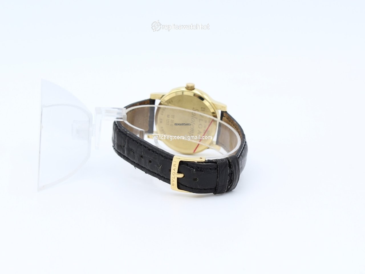 Bulgari Solotempo Mens watch Unisex Automatic Yellow gold ST 35 G 5