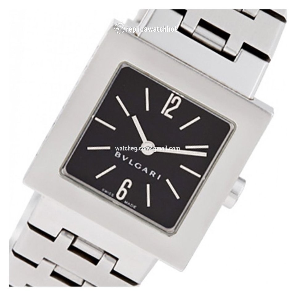 Bulgari Quadrato Quartz Steel SQ22SS 5