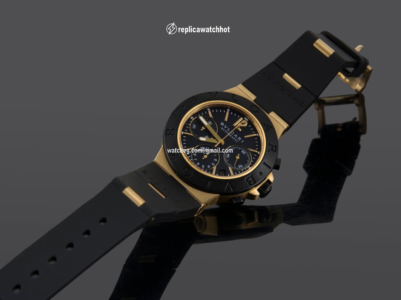 Bulgari Diagono Mens watch Unisex Automatic Yellow gold AC 38 G 5