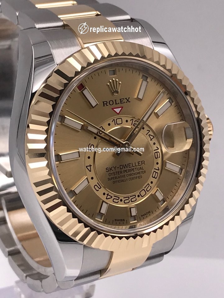 Rolex Sky-Dweller Mens watch Unisex Gold Steel Automatic 326933-0001 5