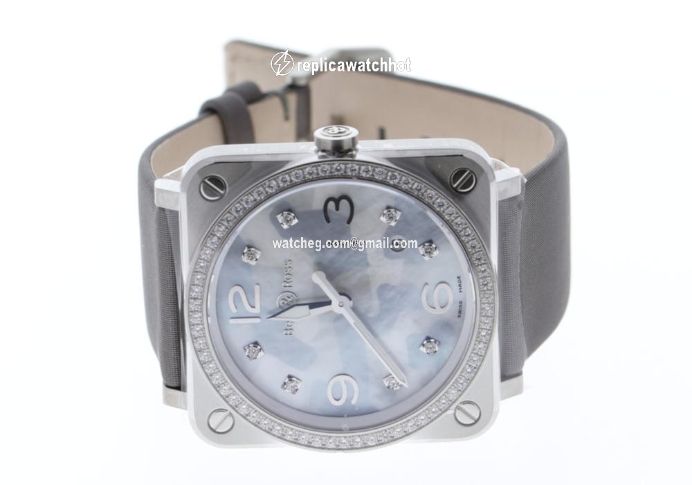 Bell & Ross BR S Mens watch Unisex Quartz BRS-CAMO-ST-LGD 5