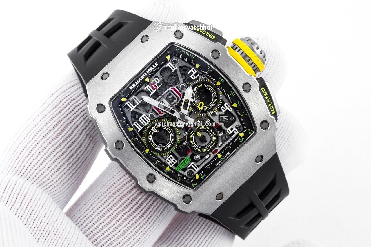 Richard Mille RM 011 Mens watch Unisex Automatic Titanium RM 11-03 Ti 5