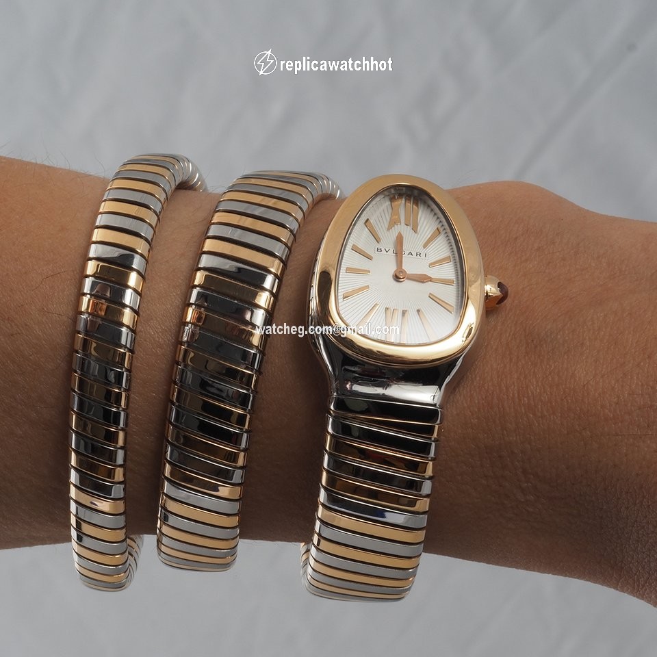 Bulgari Serpenti Womens watch Quartz Gold Steel 102236 SP35C6SPG.2T 5