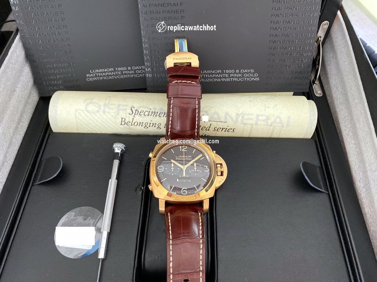 Panerai Special Editions Manual winding Rose gold PAM00319 5
