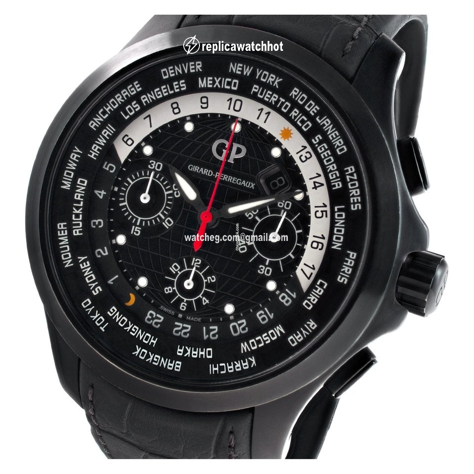 Girard Perregaux Traveller Mens watch Unisex Automatic Titanium 49700-21-631 BB6C 5