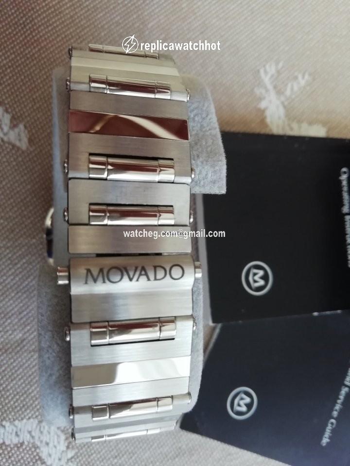 Movado Vizio Mens watch Unisex Quartz Steel 83 C2 878.7 5