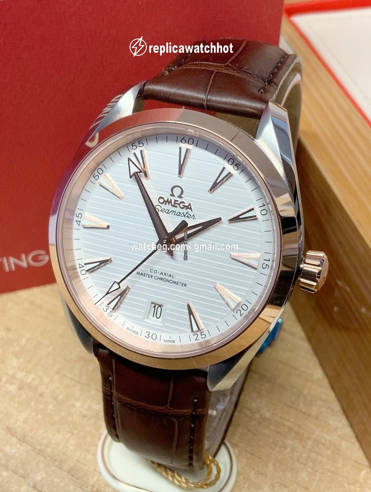 Omega Seamaster Aqua Terra Mens watch Unisex Automatic Gold Steel 220.23.41.21.02.001 5