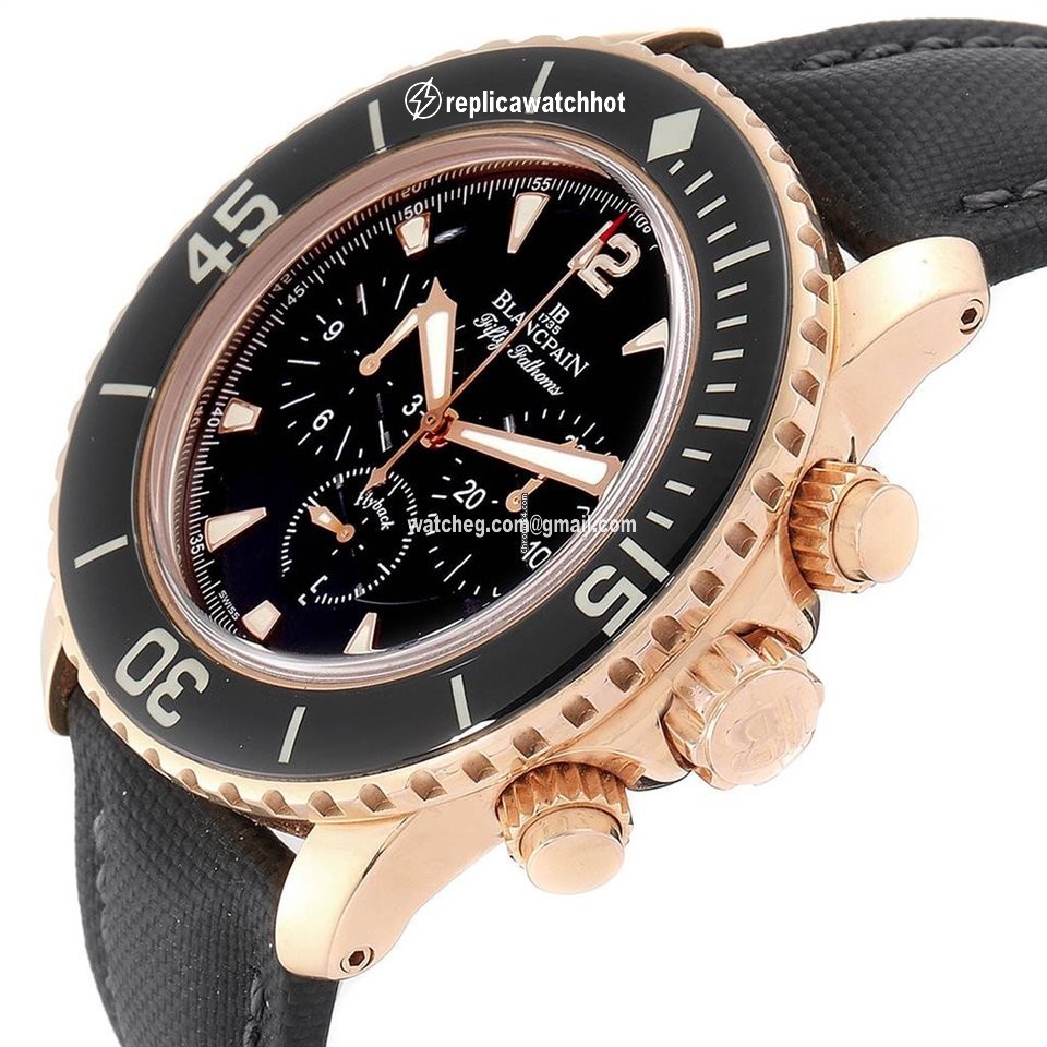 Blancpain Fifty Fathoms Mens watch Unisex Automatic Rose gold 5085F-3630-52 5