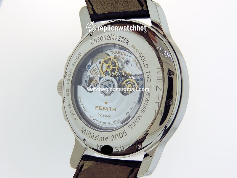 Zenith Academy Mens watch Unisex Automatic White gold 65.1260.4005 5