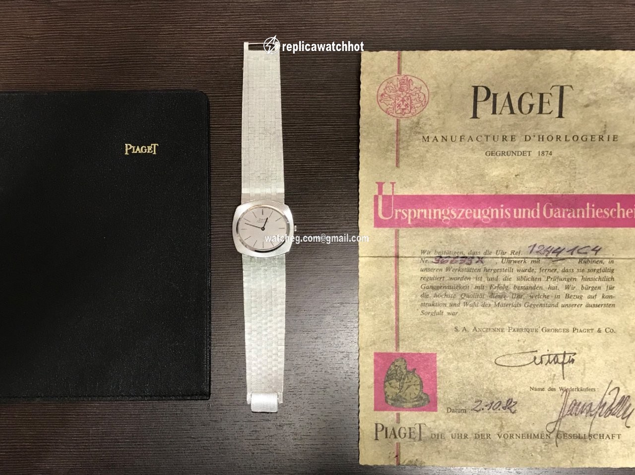 Piaget Mens watch Unisex Automatic White gold 12441C4 5