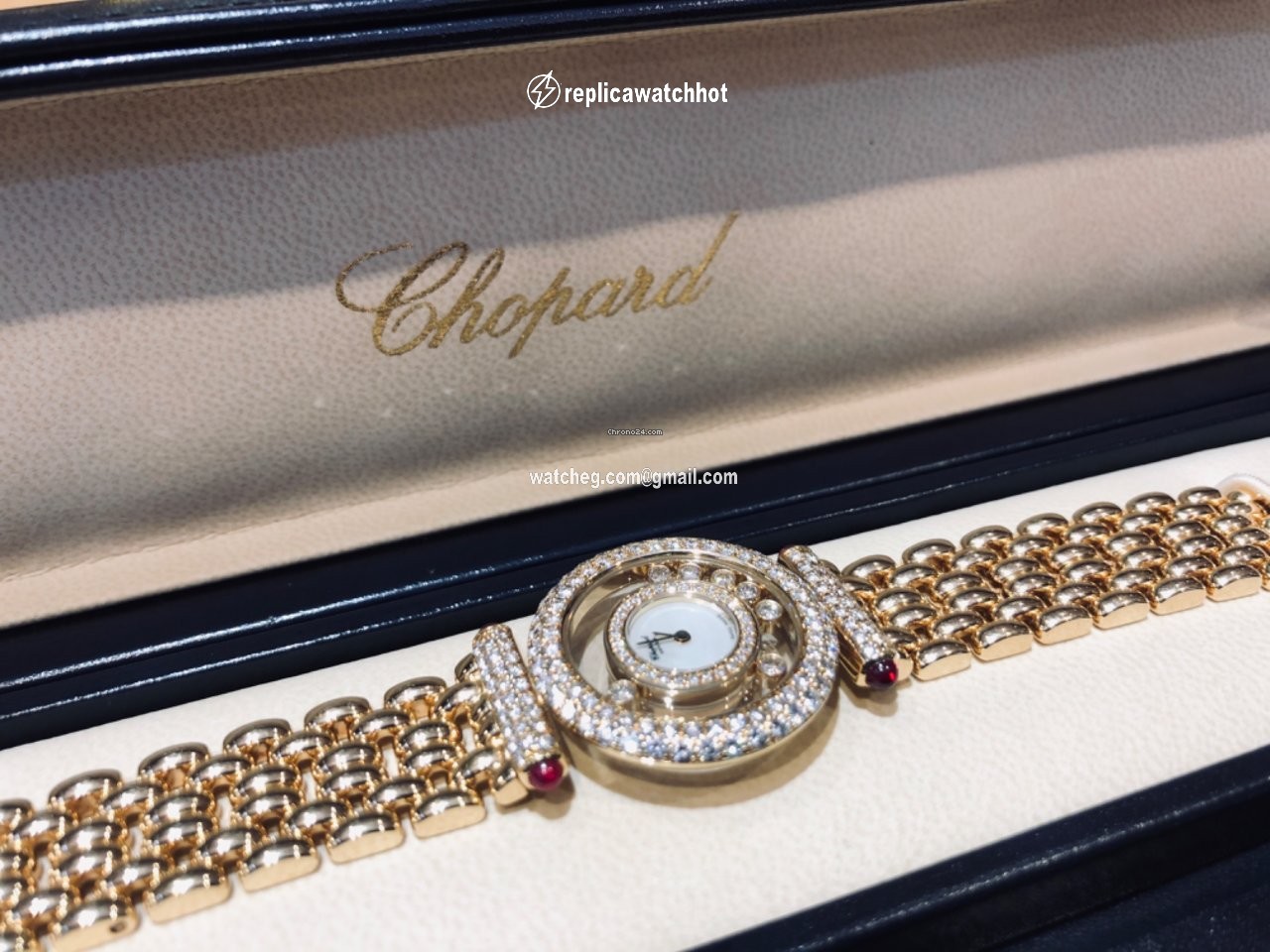 Chopard Happy Diamonds Womens watch Quartz Yellow gold 20 5617-21 5