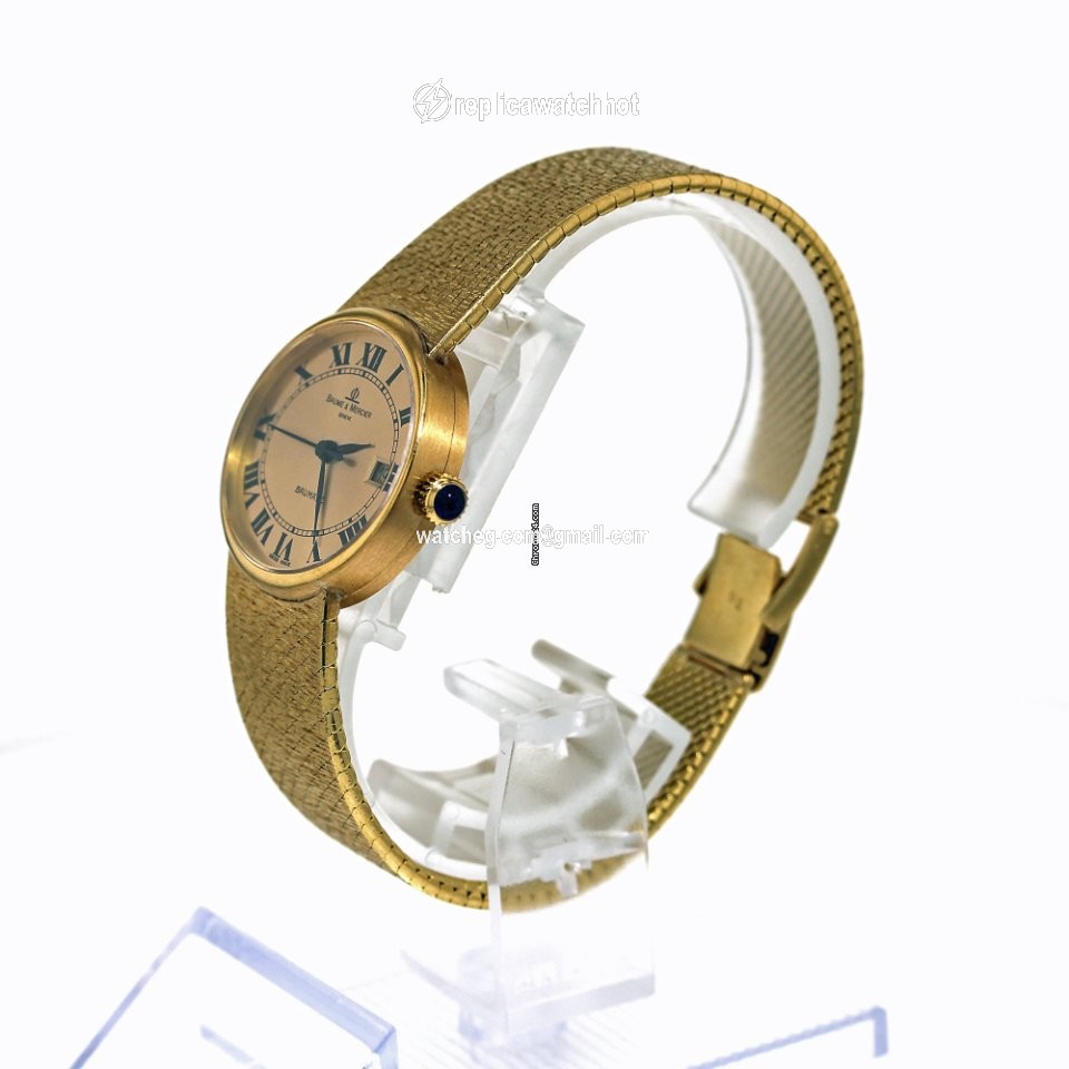 Baume & Mercier Automatic Yellow gold Baume & Mercier Baumatic Ref.370631 5