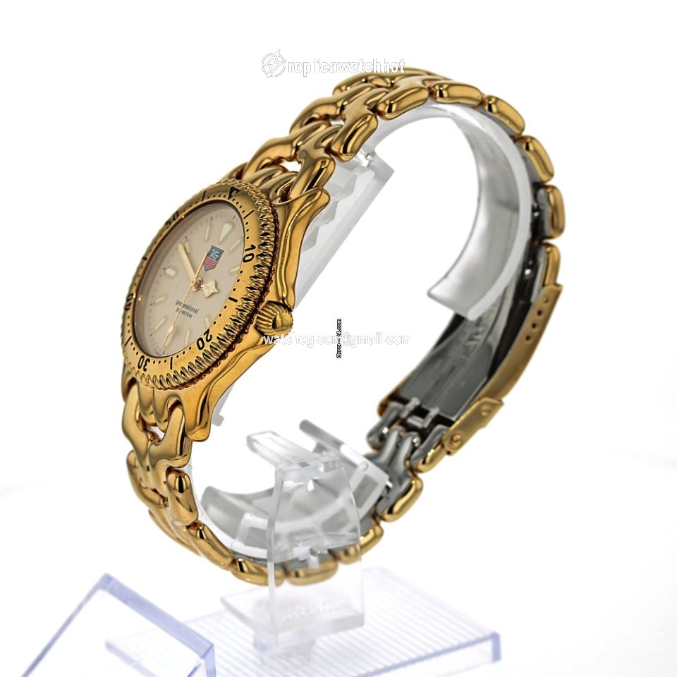 TAG Heuer Mens watch Unisex Quartz Gold Steel Tag Heuer Sel Professional 5
