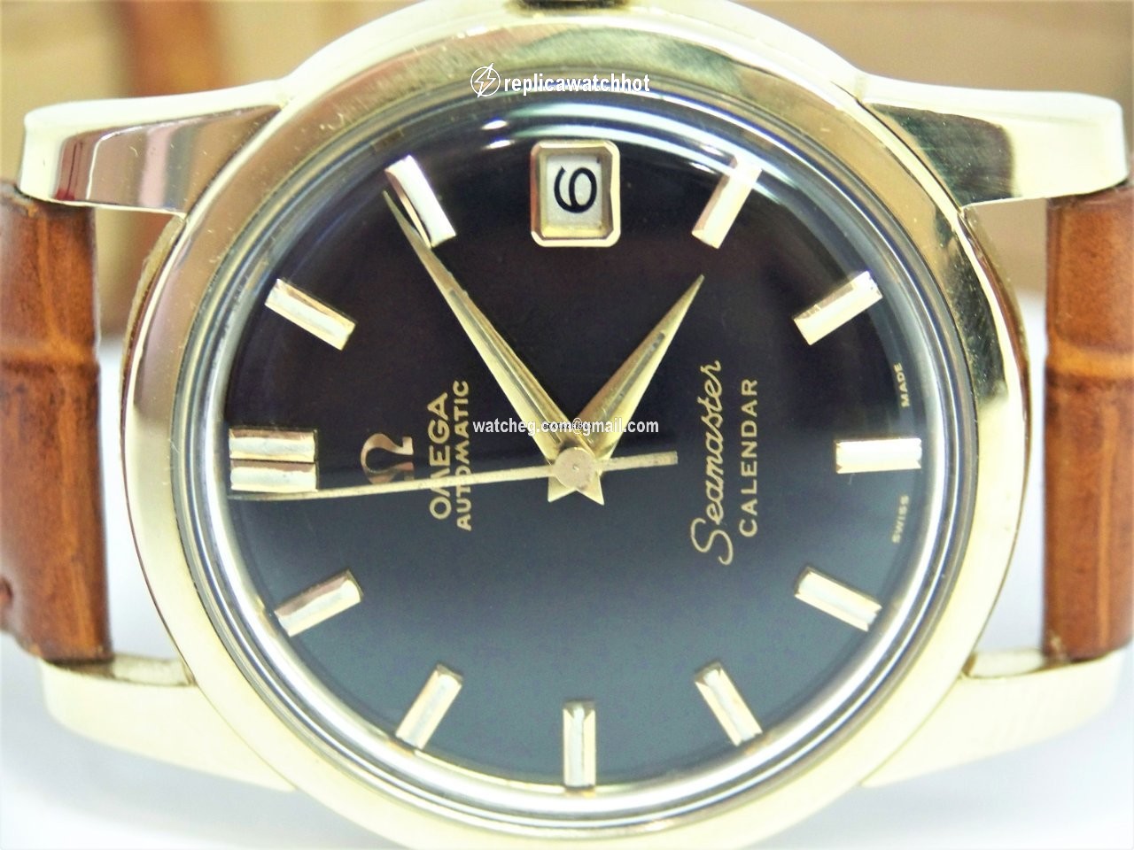 Omega Seamaster Mens watch Unisex Automatic Gold Steel 2849-2 5