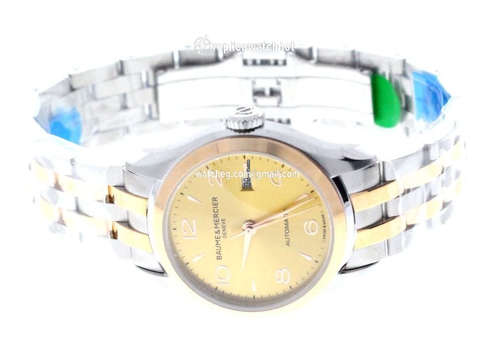 Baume & Mercier Clifton Mens watch Unisex Automatic Gold Steel 10351 5
