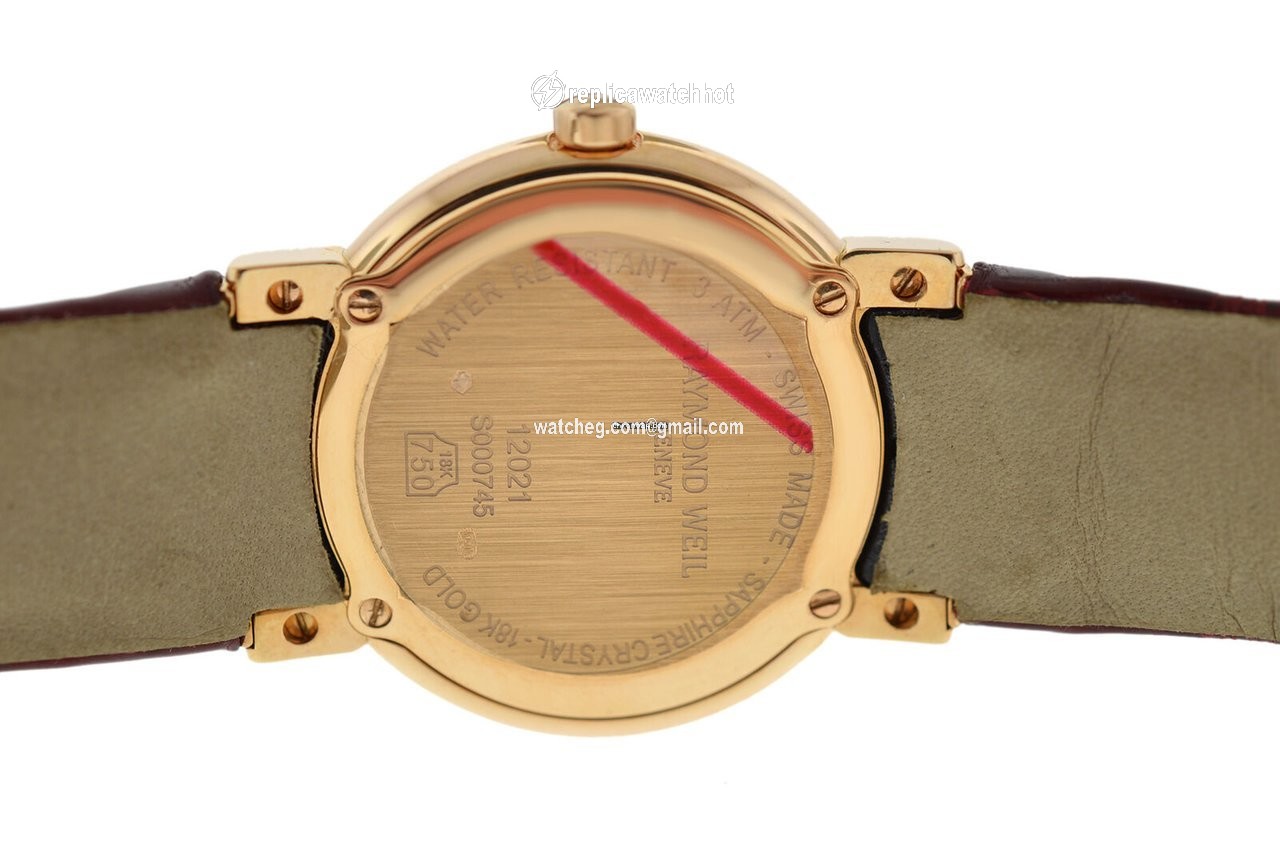 Raymond Weil Othello Womens watch Quartz Yellow gold 12021-GS-00480 5