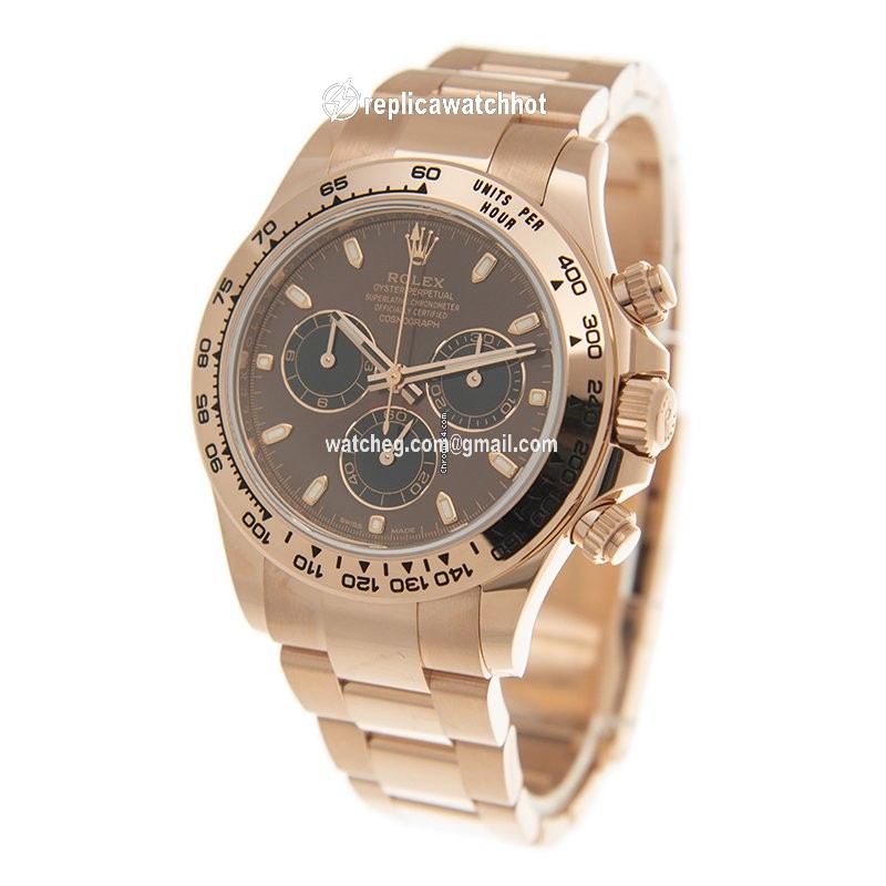 Rolex Daytona Mens watch Unisex Rose gold Automatic 116505 CHOCOLATE 5