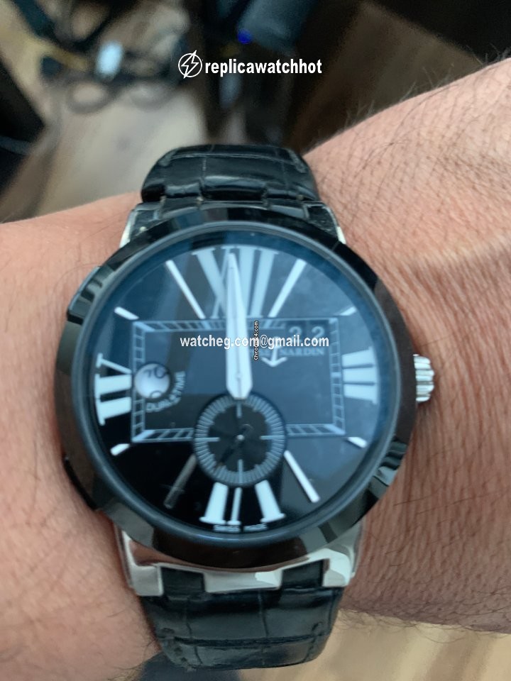 Ulysse Nardin Executive Dual Time Mens watch Unisex Automatic Steel 243-00 42 5