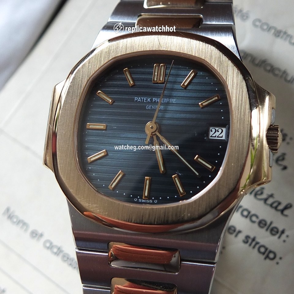 Patek Philippe Nautilus Mens watch Unisex Automatic Gold Steel 3800 1 Nautilus B&P G1belin Full Set Sofort 5