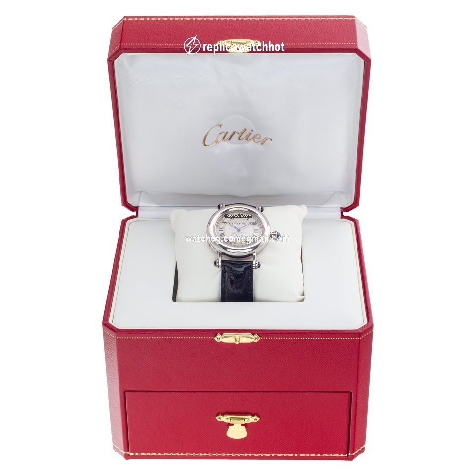 Cartier Diabolo Mens watch Unisex Manual winding Platinum 1462 5