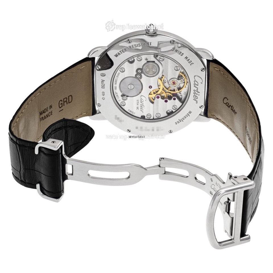 Cartier Ronde Louis Cartier Mens watch Unisex Manual winding White gold WR007004 5
