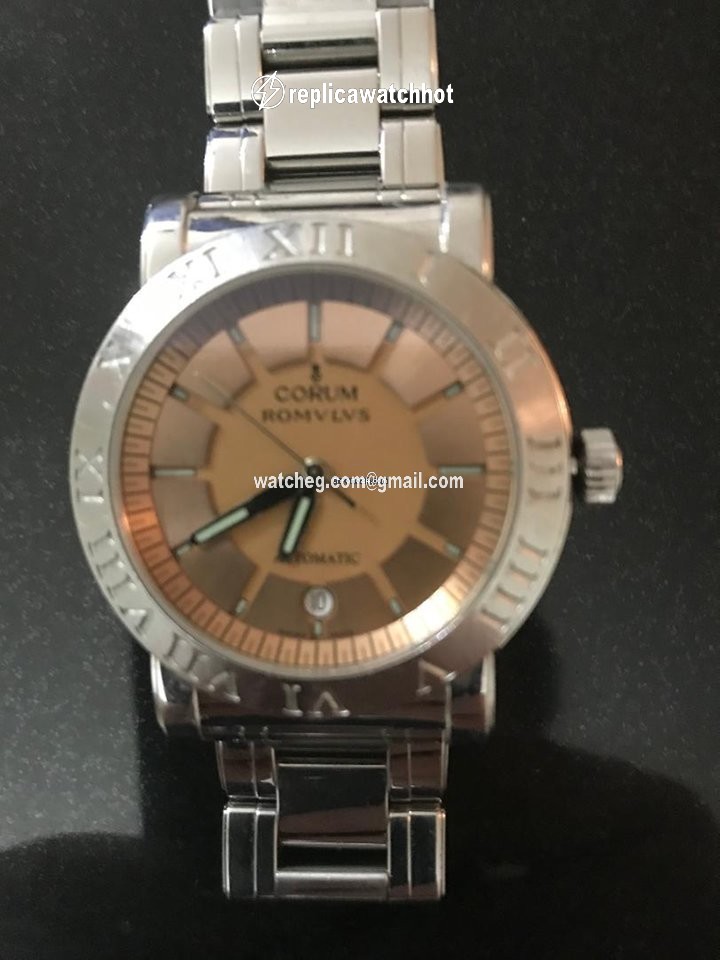 Corum Romvlvs Mens watch Unisex Manual winding Steel 82.701.20 5