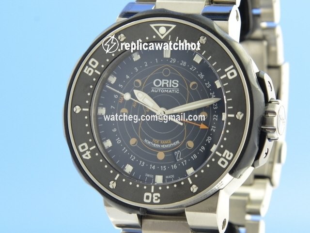 Oris ProDiver Pointer Moon Automatic Titanium 01761 7682 7154 5