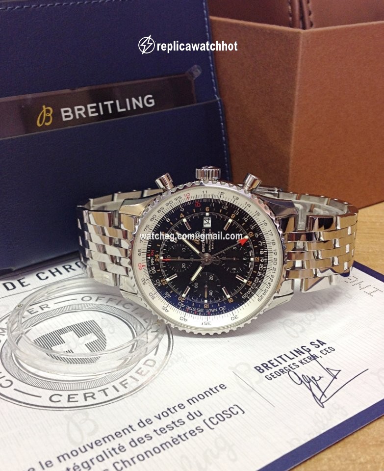 Breitling Navitimer GMT Mens watch Unisex Automatic Steel A24322121B2A1 5