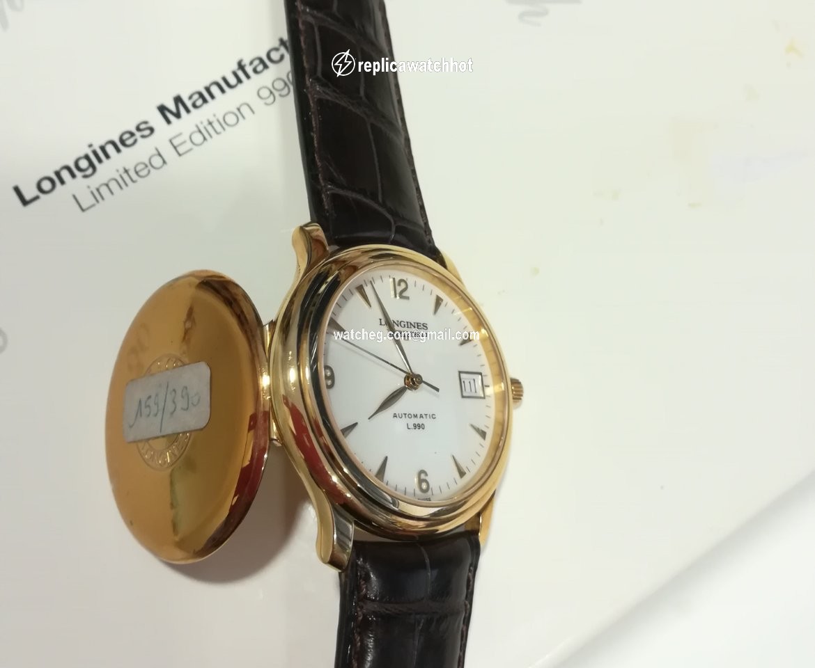 Longines Mens watch Unisex Automatic Yellow gold L2.630.6 5